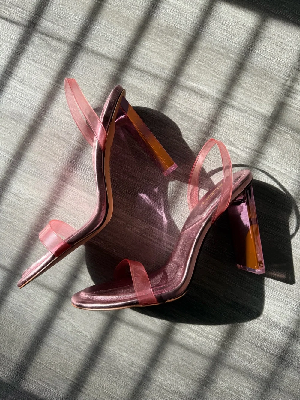 ALDO x Barbie Pink Jelly Strap Heels